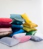 Velvet Weinrotes Dekokissen 50x30